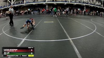 64 lbs Round 4 (6 Team) - Lucas Schuman, Mat Assassins Red vs Ed Lee, SEPA