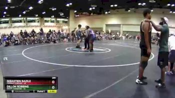 285 lbs Round 7 (10 Team) - Dillon Robbins, South Johnston vs Sebastien Bazile, Cowboy Forever