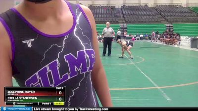 110 lbs Placement Matches (8 Team) - Sarai Solis, Gilmer vs Sierra Williamson, Greenbrier