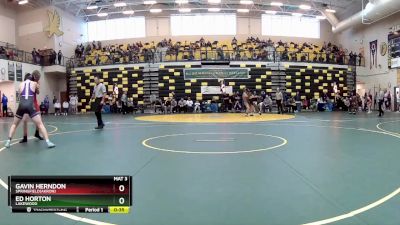 190 lbs Cons. Round 3 - Ed Horton, LAKEWOOD vs Gavin Herndon, SPRINGFIELD(Akron)