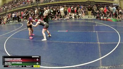 125 lbs Semifinal - Olivia Ontiveros, Gold Rush vs Hannah Hocker, Legends Of Gold Las Vegas