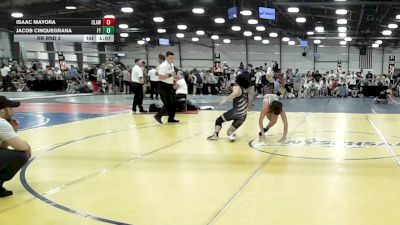132 lbs Rr Rnd 3 - Isaac Mayora, Claw & Conquer - HSB vs Jacob Cinquegrana, Filipe Trained Wrestling Academy - HSB