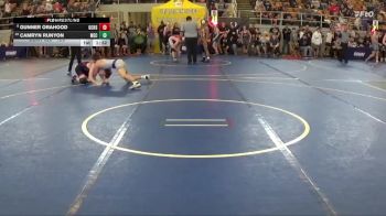 128 lbs Champ. Round 2 - Camryn Runyon, Mechanicsburg vs Gunner Orahood, Grove City High School