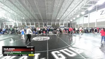 125 lbs Champ. Round 3 - Ellie Jensen, Maple Mountain vs Ariana Bustamante, Pleasant Grove