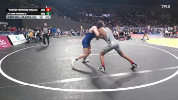 6A Boys 132 lbs Cons. Round 5 - Gerardo Rodriguez Gonzalez, Century Boys vs Austin Wilhelm, Newberg Boys