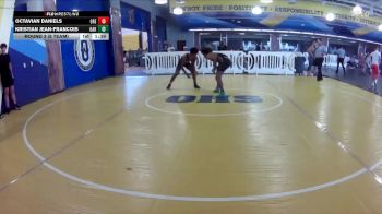 144 lbs Round 3 (8 Team) - Kristian Jean-Francois, Oakleaf WC vs Octavian Daniels, Greasers