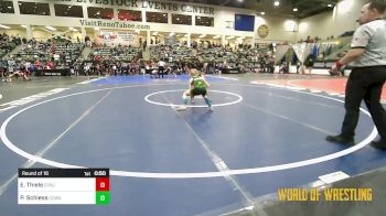 64 lbs Round Of 16 - Evan Thiele, CVBJJ vs Peyton Schiess, COWA