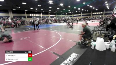 172 lbs Round Of 16 - Gregory Varela, Bay Area Dragons vs Noah Sandlin, Poway Elite