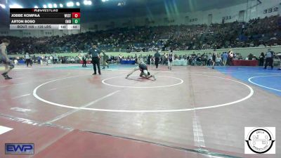 128 lbs Consi Of 64 #2 - Jobbe Kompaa, Westmoore Wresting vs Arton Boso, Enid Junior High