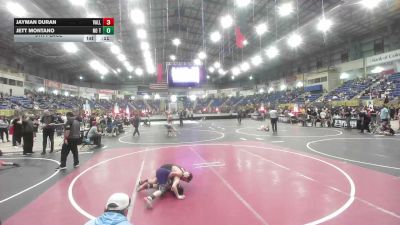 78 lbs 5th Place - Jayman Duran, Valley Bad Boys vs Jett Montano, No Team