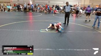 52 lbs Finals (8 Team) - Anderson Rich, Belding Black vs Leo Riesen, The Fort Hammers