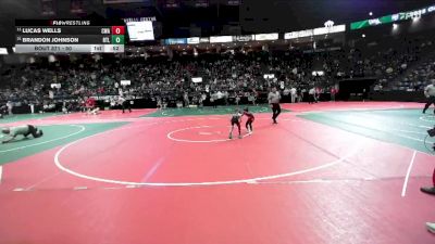 50 lbs Cons. Round 2 - Lucas Wells, CWA1 vs Brandon Johnson, RTLA