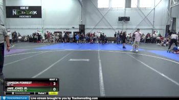 100 lbs Round 1 (8 Team) - Jamison Forrest, 4M vs Jake Jones Jr., Warhawks Black