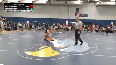 174 lbs Quarterfinal - Alex Hoffman, Coast Guard vs Shane Reitsma, Johnson & Wales