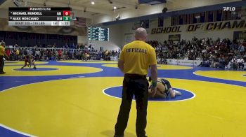 116 lbs Round Of 16 - Michael Rundell, Oak Park River Forest (IL) vs Alex Rosciano, Delbarton (NJ)