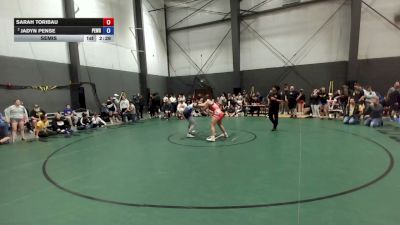 170 lbs Semis - Sarah Toribau vs Jadyn Pense, Peninsula Wrestling