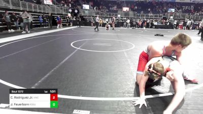 218 lbs 3rd Place - Carlos Rodriguez Jr., Viking Wrestling Club vs Jaxston Feuerborn, Rogue Warrior Wrestling