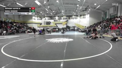 128 lbs Cons. Round 2 - Nadal Khodor, Point Loma vs Anthony Goyer Iii, Canyon Hills