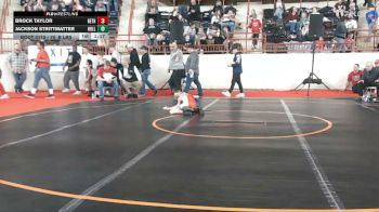 70_B lbs Semifinal - Brock Taylor, Beth Center vs Jackson Strittmatter, Holly Name