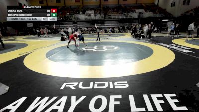 157 lbs Semifinal - Lucas Boe, Lake Highland Prep vs Joseph Schinder, Blair Academy