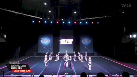 Elite Tumble & Cheer - Code Red [2025 USASF Cheer-Elite Round 1] 2025 Battle on Broadway