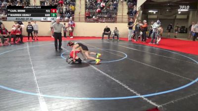 80_B lbs Round Of 64 - Carl Brine, Peters Twp vs Warren Heinly, Hamburg