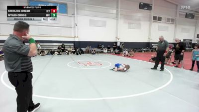80 lbs Round Robin 6 - Aiden Rosario, EP Rattlers - YTH vs Cole Minnick, AWC Baby Faced Assassins - YTH