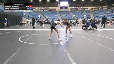 110 lbs Cons. Round 4 - Anjelica Morales, Northern Oklahoma College- Tonkawa vs Isabela Gutierrez, Doane