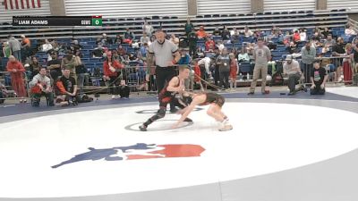 77 lbs Cons. Rd Of 16 - Liam Adams, Center Grove Wrestling Club vs Olin Peebles