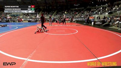 43 lbs 2nd Place - Kuper McIntyre, GGB Ohio vs Dawson McMahon, Shootbox Wrestling Club