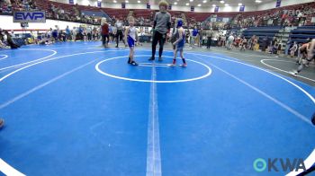 58 lbs Round Of 16 - Rowen Jones, Bridge Creek Youth Wrestling vs Dustin Hampton, Noble Takedown Club