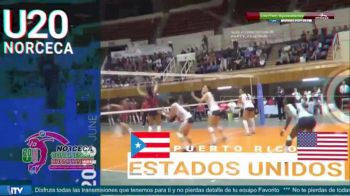 Puerto Rico vs Costa Rica- 2018 NORCECA U-20 Women's Continental