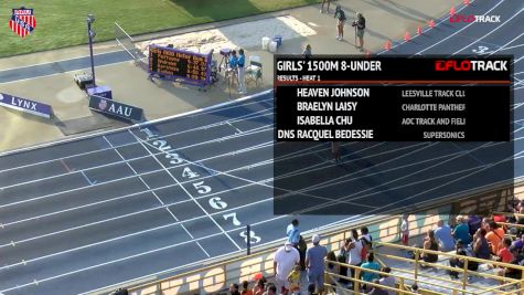 Girls' 1500m, Finals 2 - Age 8 & Under