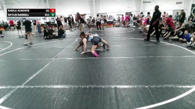 128 lbs Placement (4 Team) - Skylin Darnell, R&R Ladies Black vs Sheila Almonte, RPA