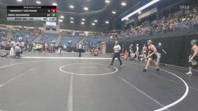 197 lbs Cons. Round 3 - Benedict Holthaus, Friends University vs Seer Goodwise, Grand View (Iowa)