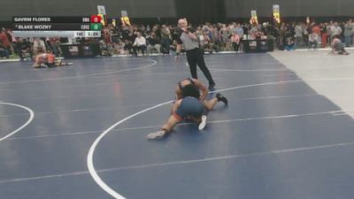 144 lbs Champ. Rd Of 32 - Gavrin Flores, Denver Wrestling Academy vs Blake Wozny, Conant HS