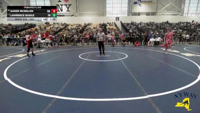 124 lbs Cons. Round 2 - Aaden McMillen, Club Not Listed vs Lawrence Basile, Pal-Mac Wrestling