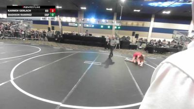 116 lbs Round Of 64 - Karmen Gerlach, Red Mountain WC vs Madison Ramirez, Chaparral HS
