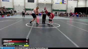 285 lbs Quarterfinals (8 Team) - Josiah Brezina, Aquinas Catholic vs Jordan Ruf, Cambridge