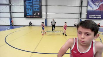 75 lbs Rr Rnd 1 - Beckett Golay, Elite Athletic Club Gold vs Ryan Bassiri, Mat Warriors Red