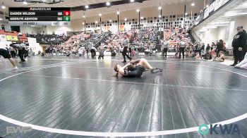 92-96 lbs Rr Rnd 1 - Zaiden Wilson, HURRICANE WRESTLING ACADEMY vs Addilyn Ashton, Bartlesville Wrestling Club