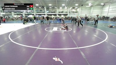 68 lbs Quarterfinal - Lukas Thomann, Peak WC vs Xander Diaz, Dirty Den WC