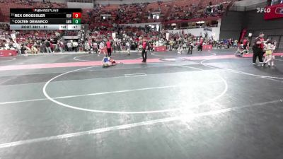 81 lbs 3rd Place Match - Colten DeMarco, Askren Wrestling Academy vs Rex Droessler, RT Elite Wrestling