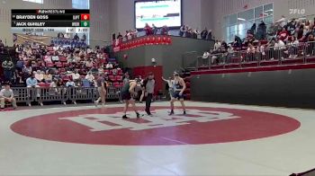 144 lbs Champ. Round 1 - Jack Quigley, Webb School Of Knoxville vs Brayden Goss, Pope Saint John Paul II Preparatory School