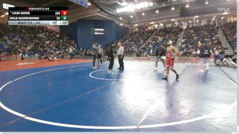 120 lbs Champ. Round 2 - Liam Davis, Lake Highland Preparatory School vs Kole Davidheiser, The Hill School