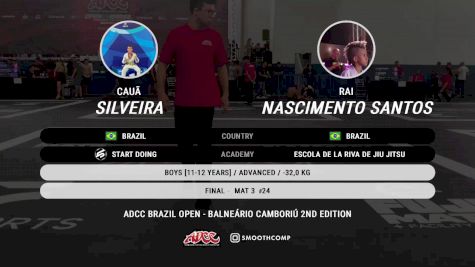 Rai Nascimento Santos vs Cauã Silveira 2024 ADCC Balneario Open