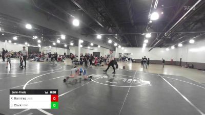 58 lbs Semifinal - Xander Ramirez, Juggernaut WC vs Jayce Clark, Other Team