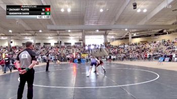 A 165 lbs Champ. Round 1 - Quenston Davis, Munford High School vs Zachary Plotts, Watertown High School