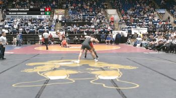 3 - 215 lbs Semifinal - Cannen Harlow, Goochland vs Elijah Erskine, Heritage (Lynchburg)