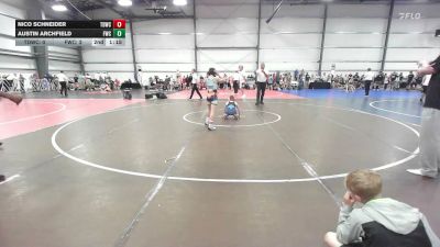 95 lbs Rr Rnd 2 - Gavin Lamb, TDWC Maniacs Blue - MS vs Justin McKinney, Freakztyle Leviathan - MS